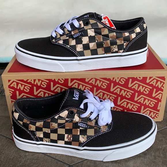 VANS ATWOOD CAMO CHECK BLACK/WHITE WMNS - Picture 2 of 15